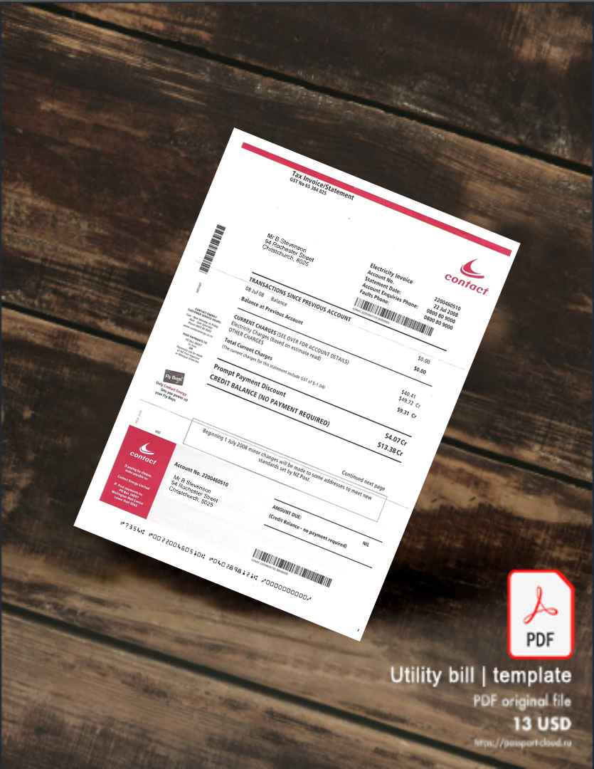 Utility bill | Albanian Power | Albania